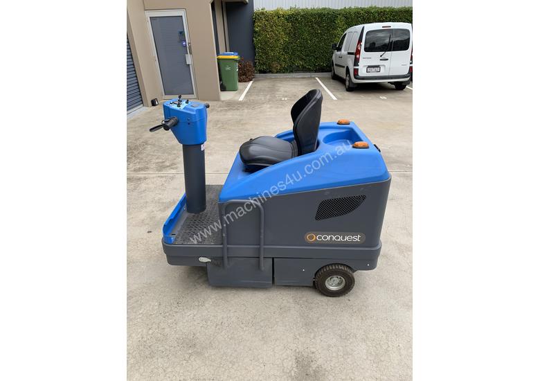 caption Ride on Electric Sweeper