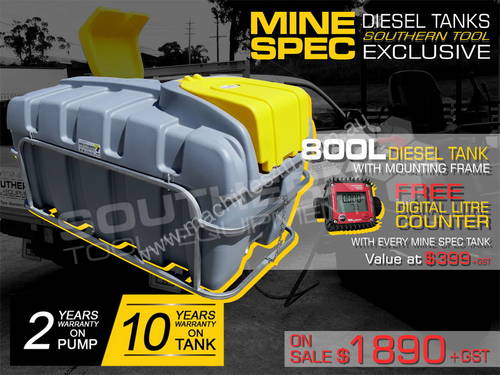 800L Diesel Fuel Tank 12V pump TFPOLYDD