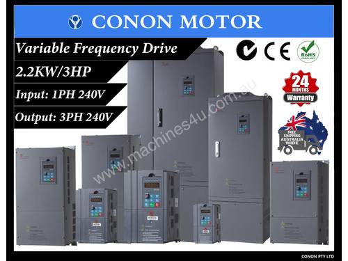 2.2kw/3HP 10A 240V AC  single phase variable frequency drive inverter VSD VFD