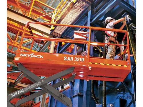 caption Skyjack SJIII 3219 19ft Electric Scissor Lift NEW