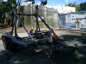 cable drum trailer , self loader , 2,000Kg ATM - picture0' - Click to enlarge