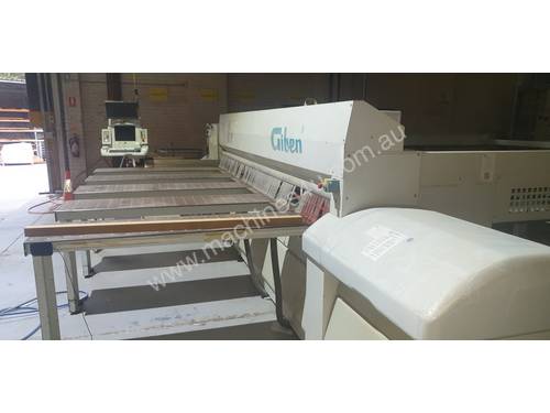 Giben Beam Saw 4.5m wide 100mm book height, front loading 