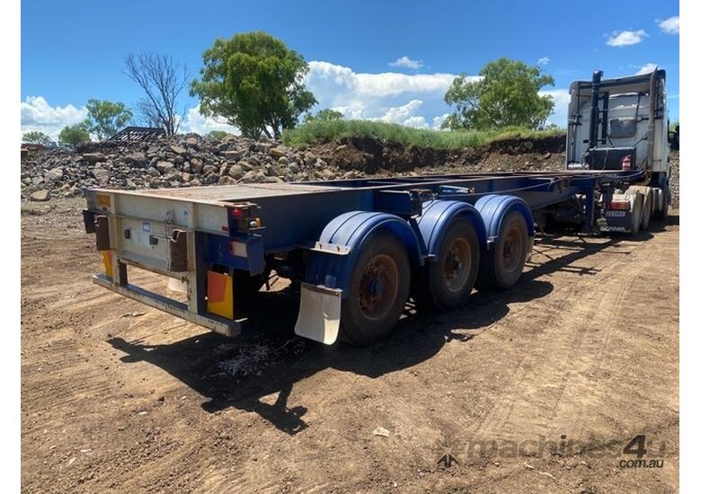 Buy Used O PHEE tri axle skel trailer on air O PHEE tri axle skel ...