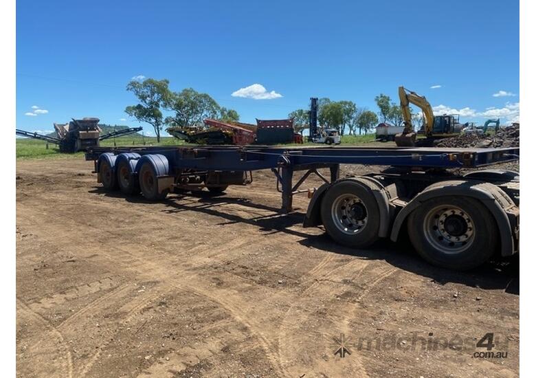 Buy Used O PHEE tri axle skel trailer on air O PHEE tri axle skel ...