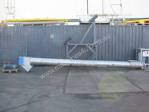 Stainless Auger Feeder Screw Conveyor - 6.3m long Previero COCLEA
