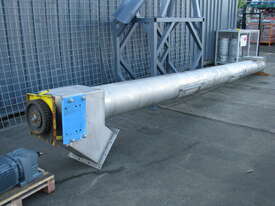 Stainless Auger Feeder Screw Conveyor - 6.3m long Previero COCLEA - picture1' - Click to enlarge