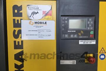 Kaeser ASK40T/Dryer. Focus 7.5kw VSpd/ 15kw 3in1. Atlas GA22VSD. CompAir 18.5kw. Champion CSF22