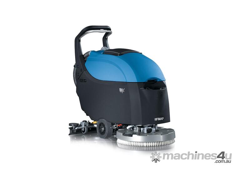 caption Fimap iMx50B Base CB Walk-Behind Scrubber Dryer