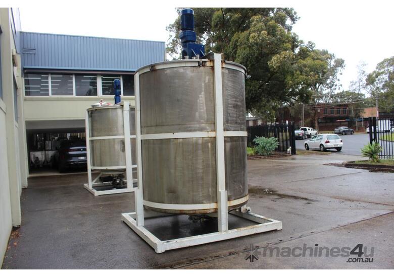 Used Stainless Steel Mixing Tank Mixing Tanks In , - Listed On Machines4u