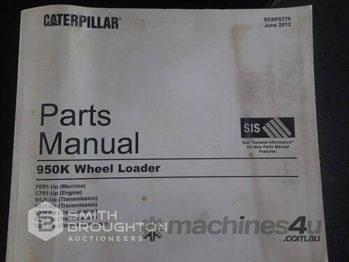 CATERPILLAR 950K LOADER PARTS & SERVICE MANUALS