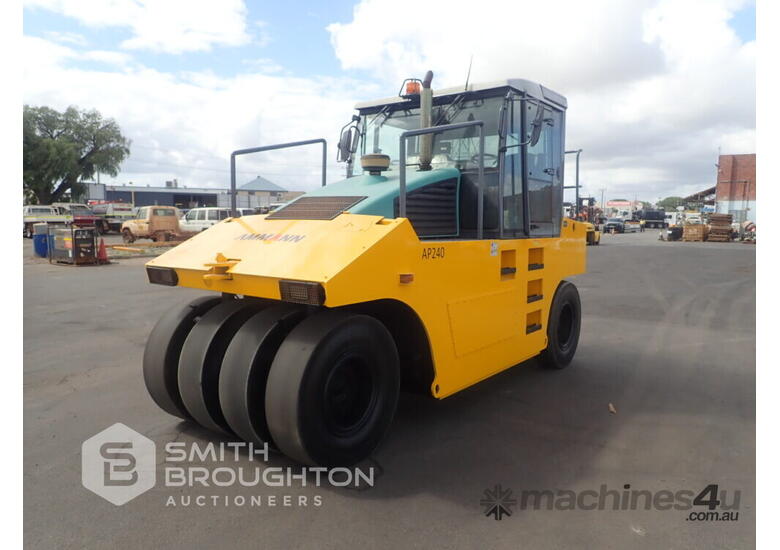 Used 2008 Ammann Ap240 Multi Tyred Roller Multi Wheel Roller In