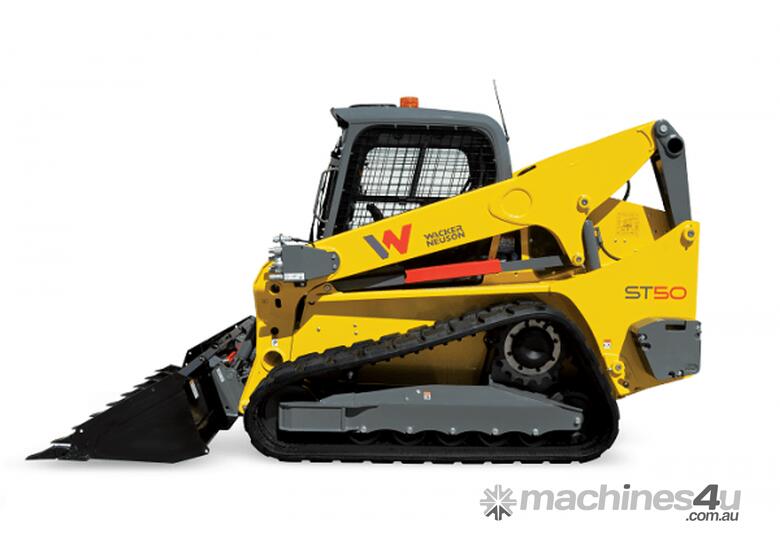 caption Vertical Lift Skid Steer Loader