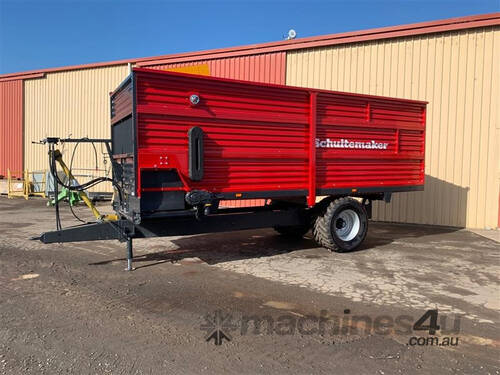 caption Schuitemaker FEEDO 80 Bale Wagon/Feedout Hay/Forage Equip