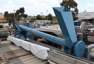 Large Auger Feeder Screw Conveyor - 4.3m Long Screw Large Auger Feeder Screw Conveyor - 4.3m Long Screw