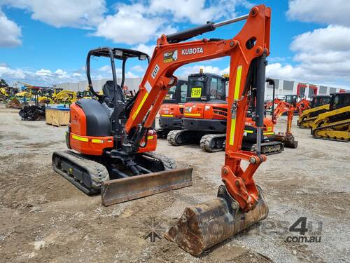 USED 2019 KUBOTA U35 3.6T EXCAVATOR WITH FULL CIVIL SPEC AND LOW 455 HOURS