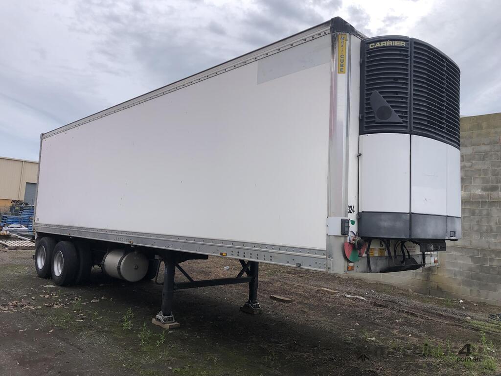 refrigerated trailer truck