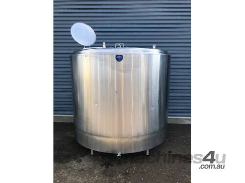 4,500ltr Jacketed Stainless Steel Tanks