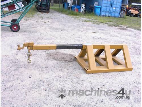 Forklift jib attachment