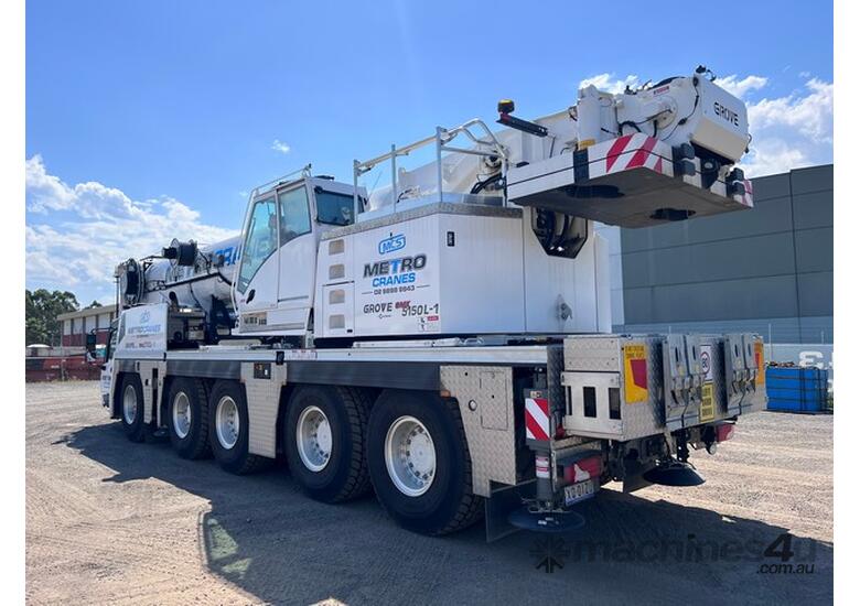 Used 2021 grove 2021 Grove 150t All Terrain Crane Rough Terrain ...