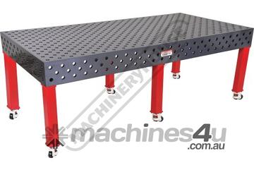 WT28-2412N 2400 x 1200mm M28 Pro Series Welding Table Plasma Nitriding Coating 28mm Holes
