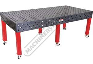 2400 x 1200mm M28 Pro Series Welding Table WT28-2412N Plasma Nitriding Coating 28mm Holes