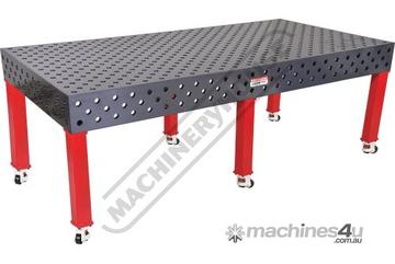 2400 x 1200mm M28 Pro Series Welding Table WT28-2412N Plasma Nitriding Coating 28mm Holes