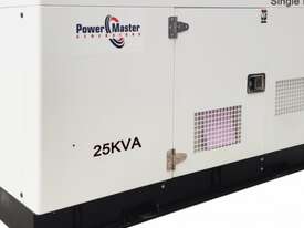 Generator: 25kva HG25S (Single Phase) Power Master Diesel Powered - picture0' - Click to enlarge