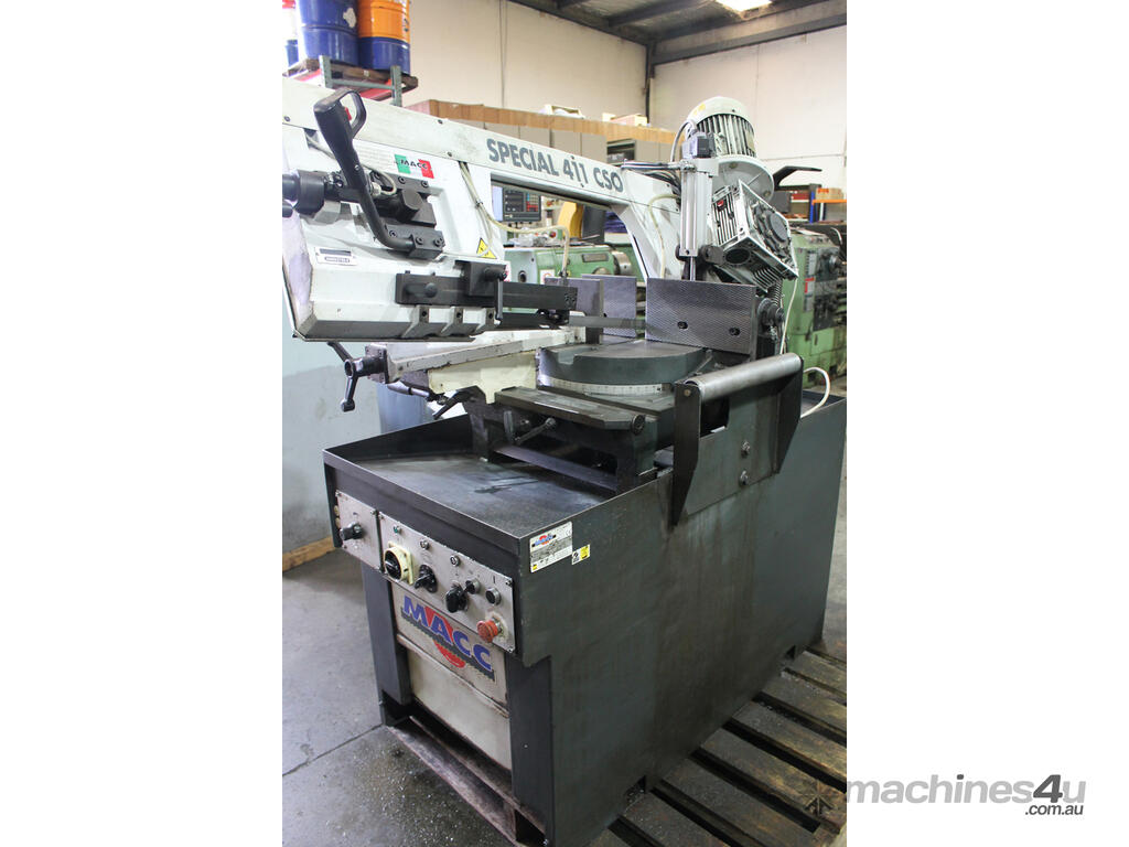 Used 2017 Macc Double Mitre Macc Special 411 Cso Horizontal Bandsaw Double Mitre Saws In