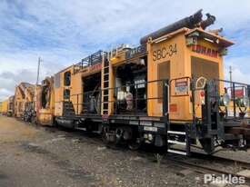 Circa 2013 Loram Shoulder Ballast Cleaner	
Model: SBC354	
Gauge: 1,435mm (Standard)	
Weights & Lengt - picture0' - Click to enlarge