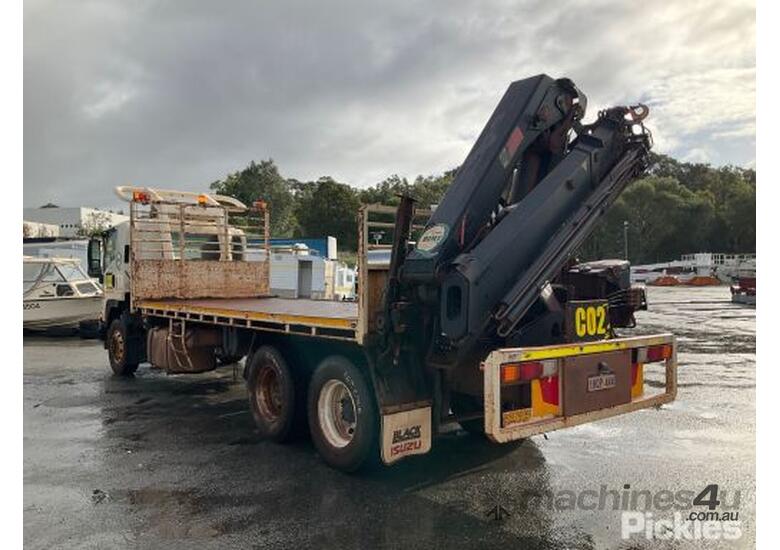 Buy Used 2012 Isuzu 2012 Isuzu FVY 240300 Crane Truck Table Top Tray