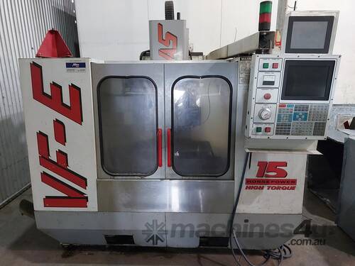 97 HAAS VF0E with tooling, workholding and industrial pc