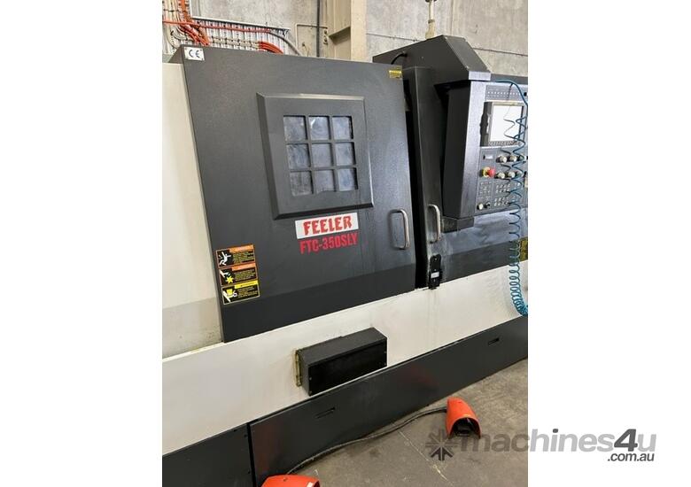 Used 2012 feeler Feeler FTC-350SLY CNC Multi-axis Twin Spindle Turning  Center with Fanuc 18-TB controller CNC Lathe Mill Turn Centre in , - Listed  on Machines4u