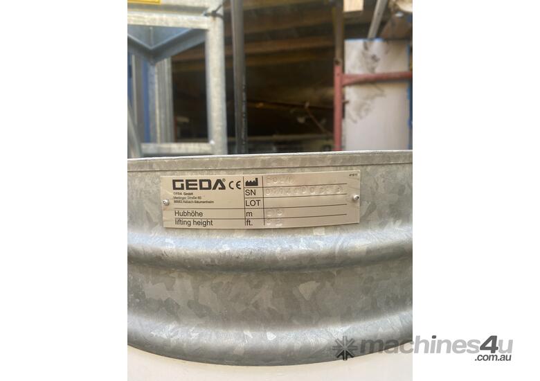 Used 2021 GEDA GEDA 500Z 300 Rack and Pinion Materials Hoist Material