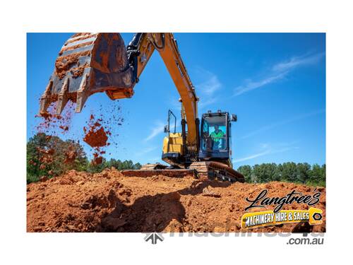 caption SANY SY155U 16T Excavator – 78.5 kW Power for Tight Spaces | 5 Year/5000 HR Warranty!