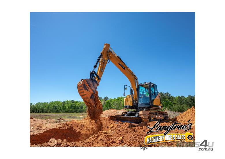 caption SANY SY155U 16T Excavator – 78.5 kW Power for Tight Spaces | 5 Year/5000 HR Warranty!