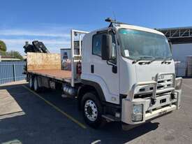 2013 Isuzu FVY1400 Flatbed Crane Truck - picture0' - Click to enlarge