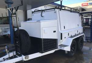 8x5 Builders Trailer White 3500KG ATM Tradie Trailer Pack BIGMAN TRAILER