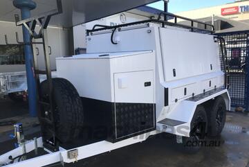 8x5 Builders Trailer White 3500KG ATM Tradie Trailer Pack BIGMAN TRAILER