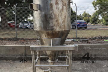 Stainless Steel Hopper Silo - 850L