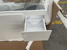 1 x White Allure Cabinet with Draws - picture1' - Click to enlarge