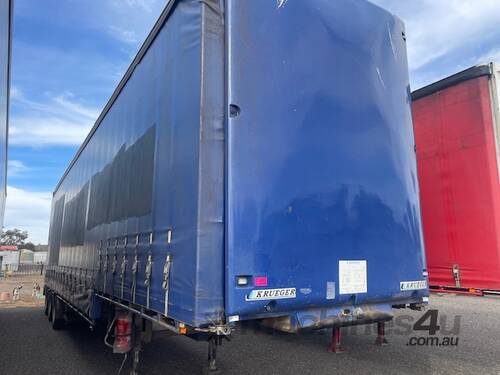 Trailer Drop Deck Curtain Krueger 45ft Tri 2007 1THQ969 SN1610