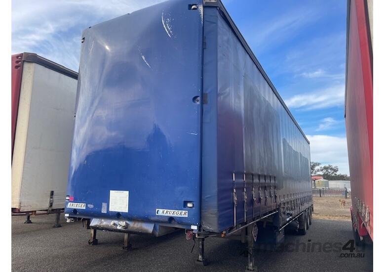 Trailer Drop Deck Curtain Krueger 45ft Tri 2007 1THQ969 SN1610