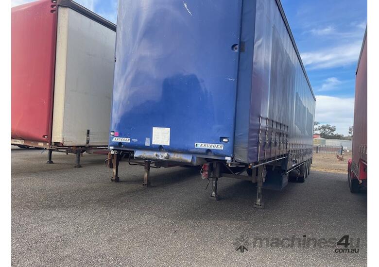 Trailer Drop Deck Curtain Krueger 45ft Tri 2007 1THQ969 SN1610