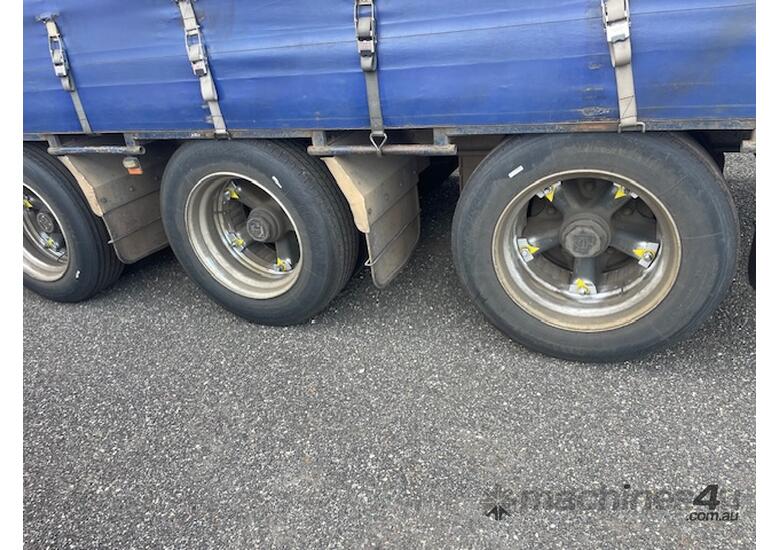 Trailer Drop Deck Curtain Krueger 45ft Tri 2007 1THQ969 SN1610