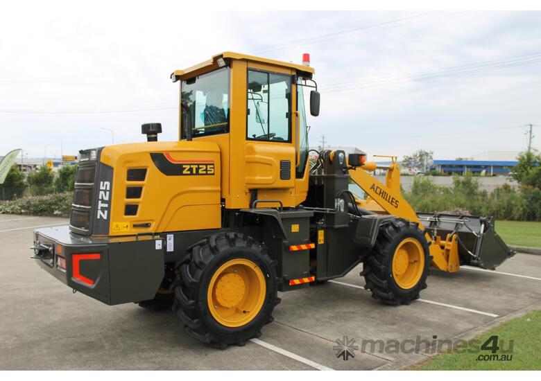 caption Achilles ZT25 Wheel Loader 2.5ton Loading