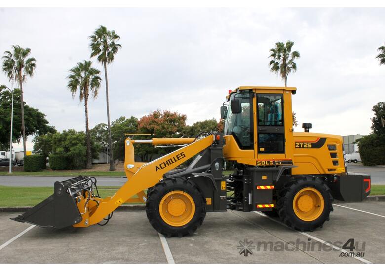 caption Achilles ZT25 Wheel Loader 2.5ton Loading
