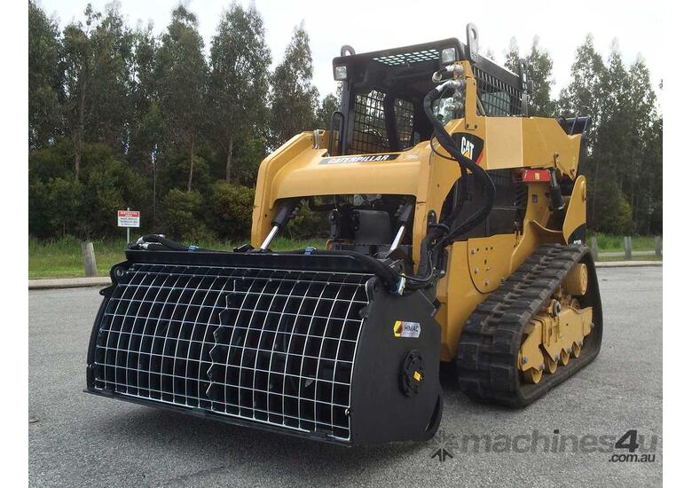 caption FINER HYDRAULICS - Self-Loading Skid Steer Mixer Bucket - 350 L