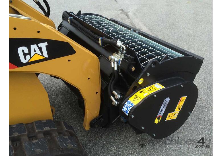 caption FINER HYDRAULICS - Self-Loading Skid Steer Mixer Bucket - 350 L