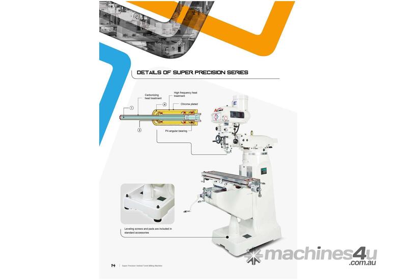 5HP Super Precision Milling Machine - SP-520VS, Manford Avemax, Made in Taiwan