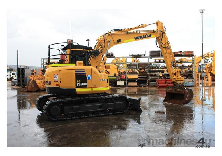 caption 2017 KOMATSU PC138US_8 Mini Excavator